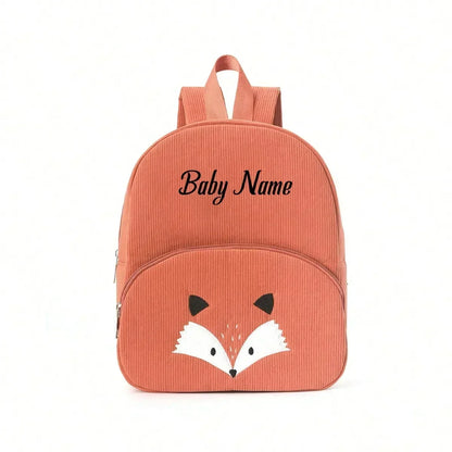 Custom Name Toddler Backpack Cartoon Bear Large Capacity - Smarsty