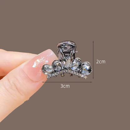 Korean Alloy Rhinestone Hair Claw For Women Elegant - Smarsty