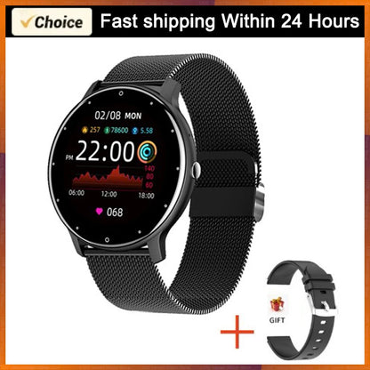 Smart Fitness Watch with Heart Rate Monitor and Waterproof Design - Smarsty