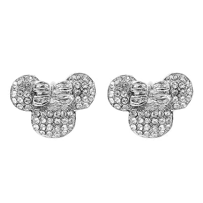 Cute Disney Stitch Flower Stud Earrings for Women and Girls - Smarsty