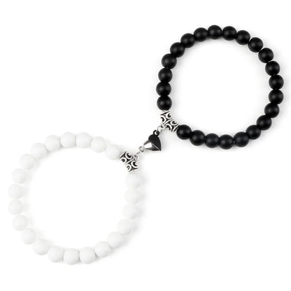 Natural Stone Couple Bracelets Set for Friendship - Smarsty