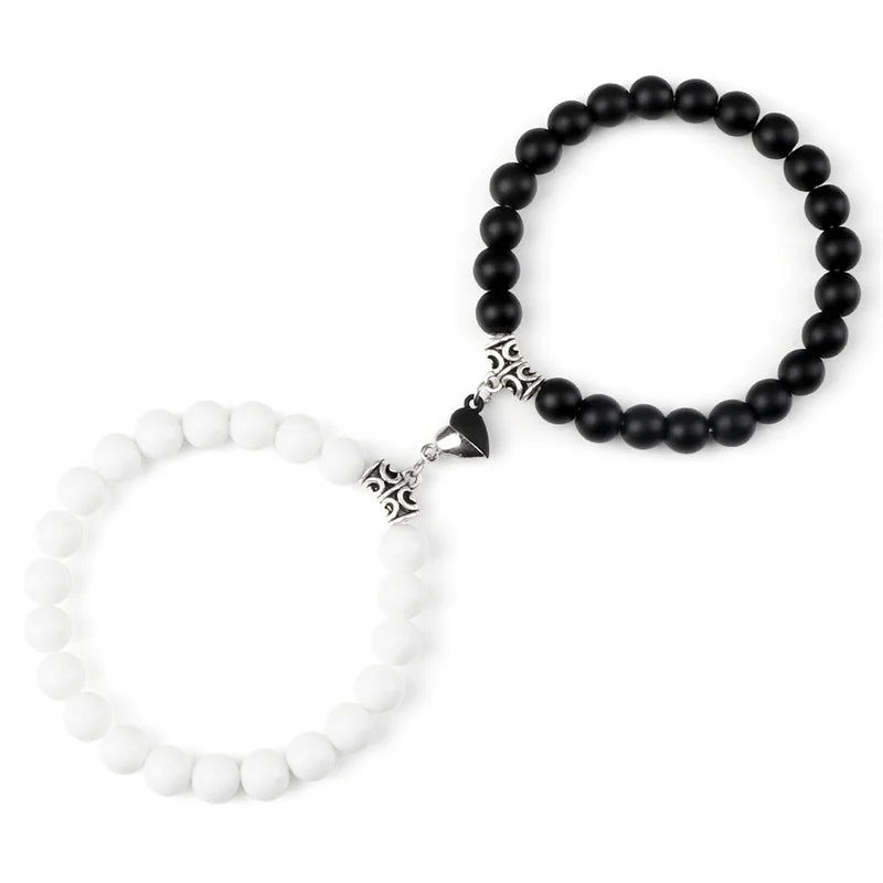 Natural Stone Couple Bracelets Set for Friendship - Smarsty