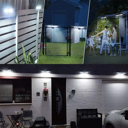Powerful LED Solar Outdoor Wall Lamp with Motion Sensor - Smarsty