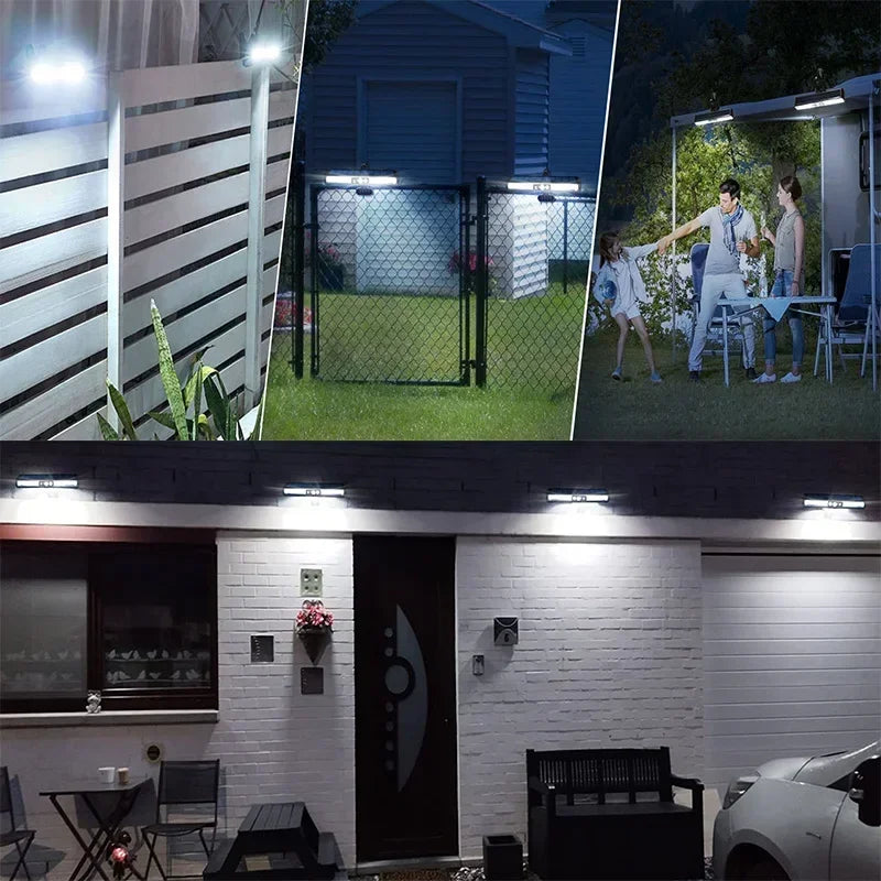 Powerful LED Solar Outdoor Wall Lamp with Motion Sensor - Smarsty
