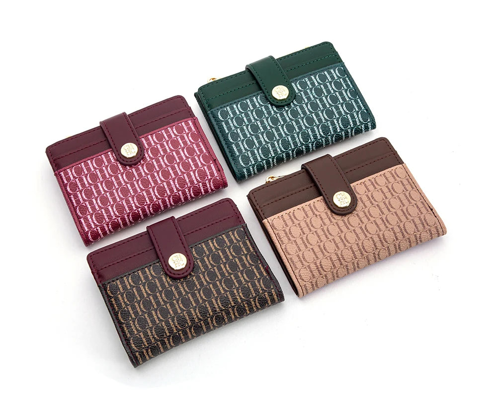 CH Women's Wallet Premium Sense Fashion Women's Card Bag Temperament Convenient Carrying Women's Small Bag Elegant High Quality - Smarsty