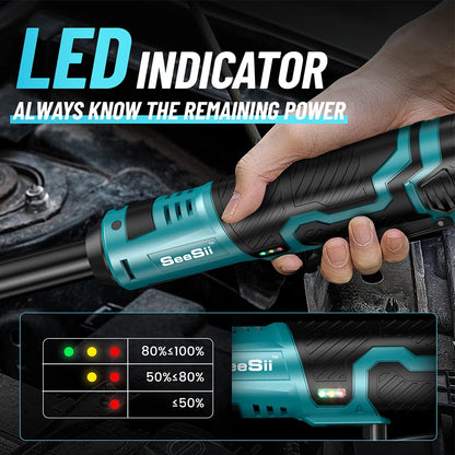 Seesii 12V Cordless Electric Wrench for Easy Car Repairs - Smarsty