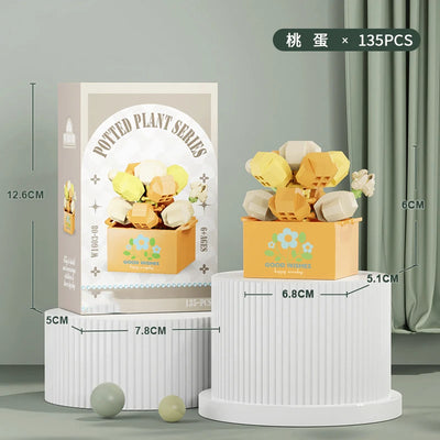 Bouquet Flower Mini Diy Building Block Toys for Children Bricks Blocks for Adults Constructor Micro Bricks Construction Set Gift by Smarsty