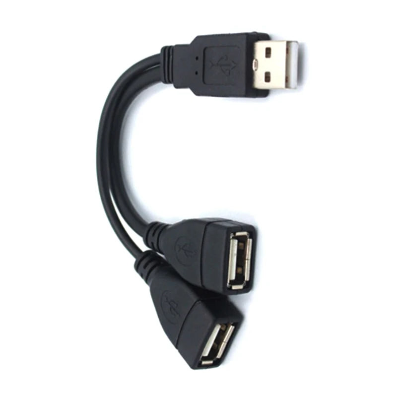 USB 2.0 Splitter Y Cable for Dual Device Charging - Smarsty
