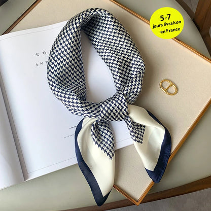 Luxury Silk Satin Scarf for Women with Sun Protection - Smarsty