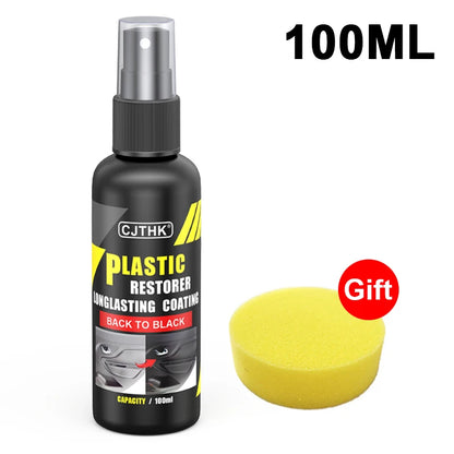 Back To Black Plastic Restorer With Longlasting Shine - Smarsty