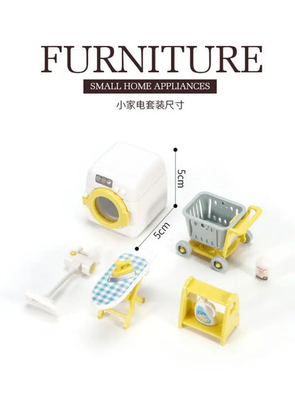 family games dollhouses playhouse miniature furniture pretend toys princess castles villas Christmas present kids toys by Smarsty