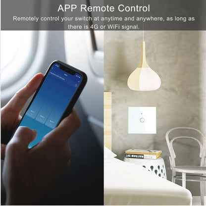 Smart WiFi Touch Light Switch with Remote Control - Smarsty