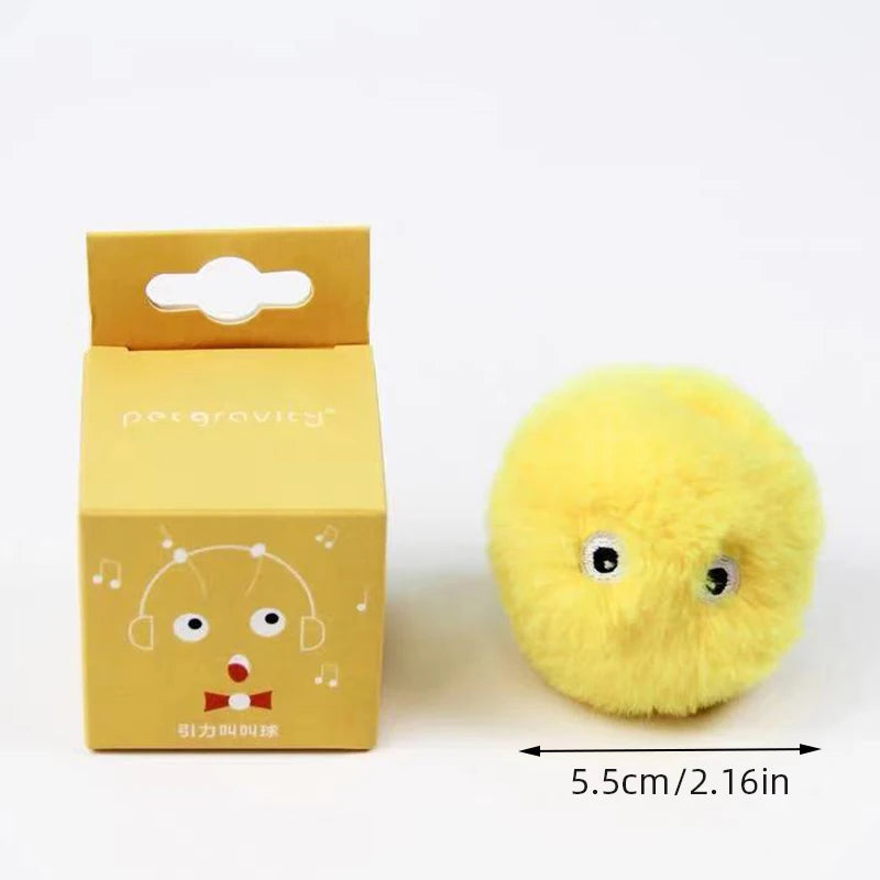 Interactive Cat Toy Ball with Sound and Catnip - Smarsty