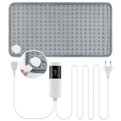30*60cm Electric Heating Pads for Back Neck Shoulder Home Office Washable Winter Warm Blanket 4 Timer 9 Temperature Control