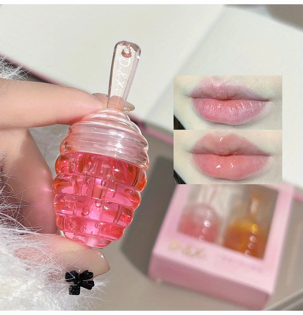 Small Honeypot Lip Oil for Moisturizing Soft Lips - Smarsty