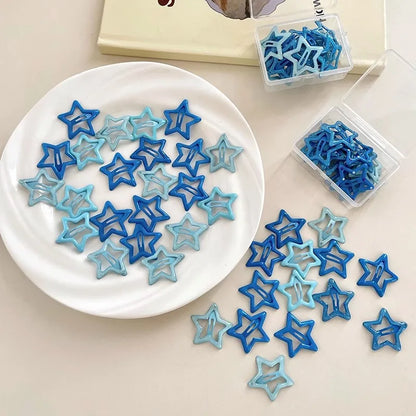 Colorful Kawaii Star Hair Clips for Sweet Girls - Smarsty