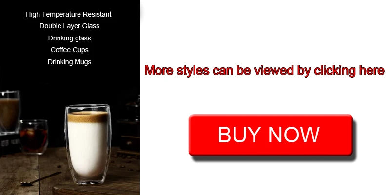 Double Bottom Thermal Glass Coffee Cup Set - Smarsty