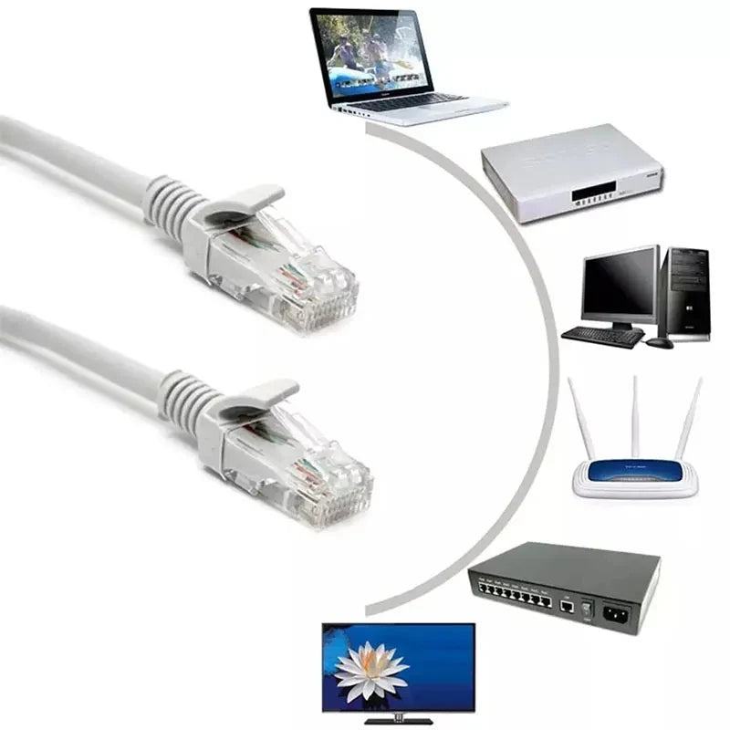 High-Speed Cat5e Ethernet Cable for Reliable Router Connection - Smarsty