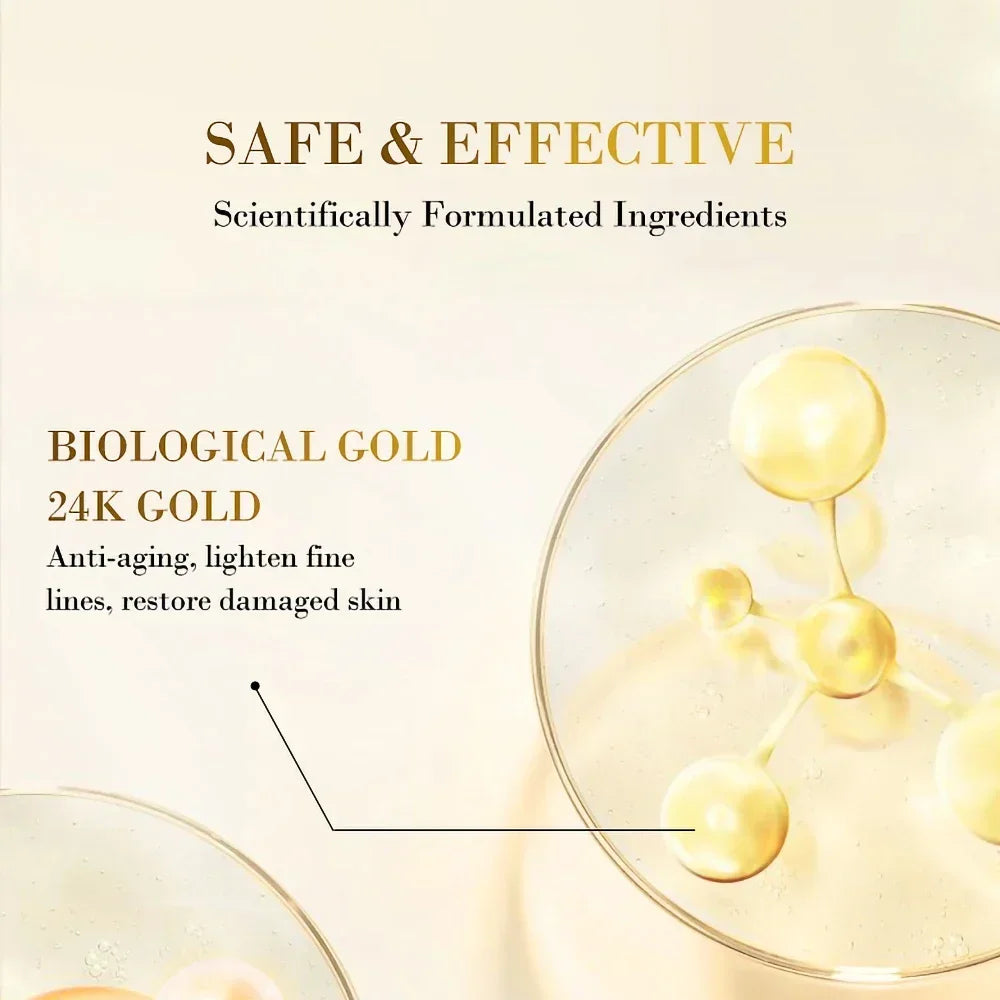 24K Gold Hyaluronic Acid Eye Mask for Dark Circles - Smarsty