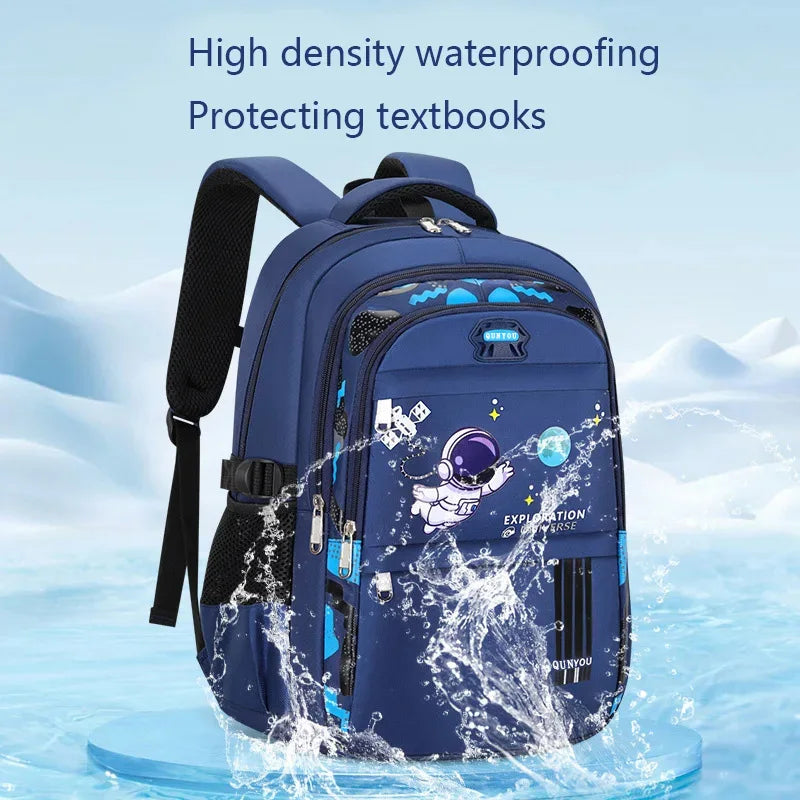 Kids Backpack Astronaut Waterproof School Bag For Boys - Smarsty