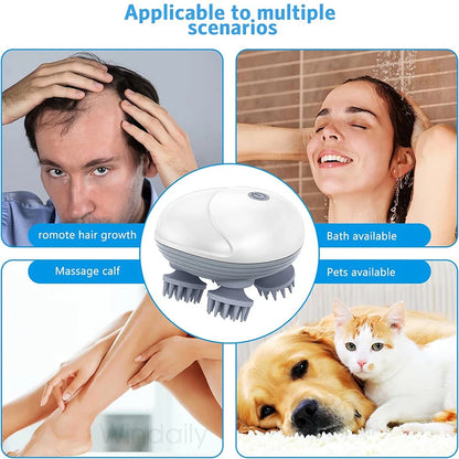 Electric Scalp Massager for Deep Tissue Relaxation - Smarsty