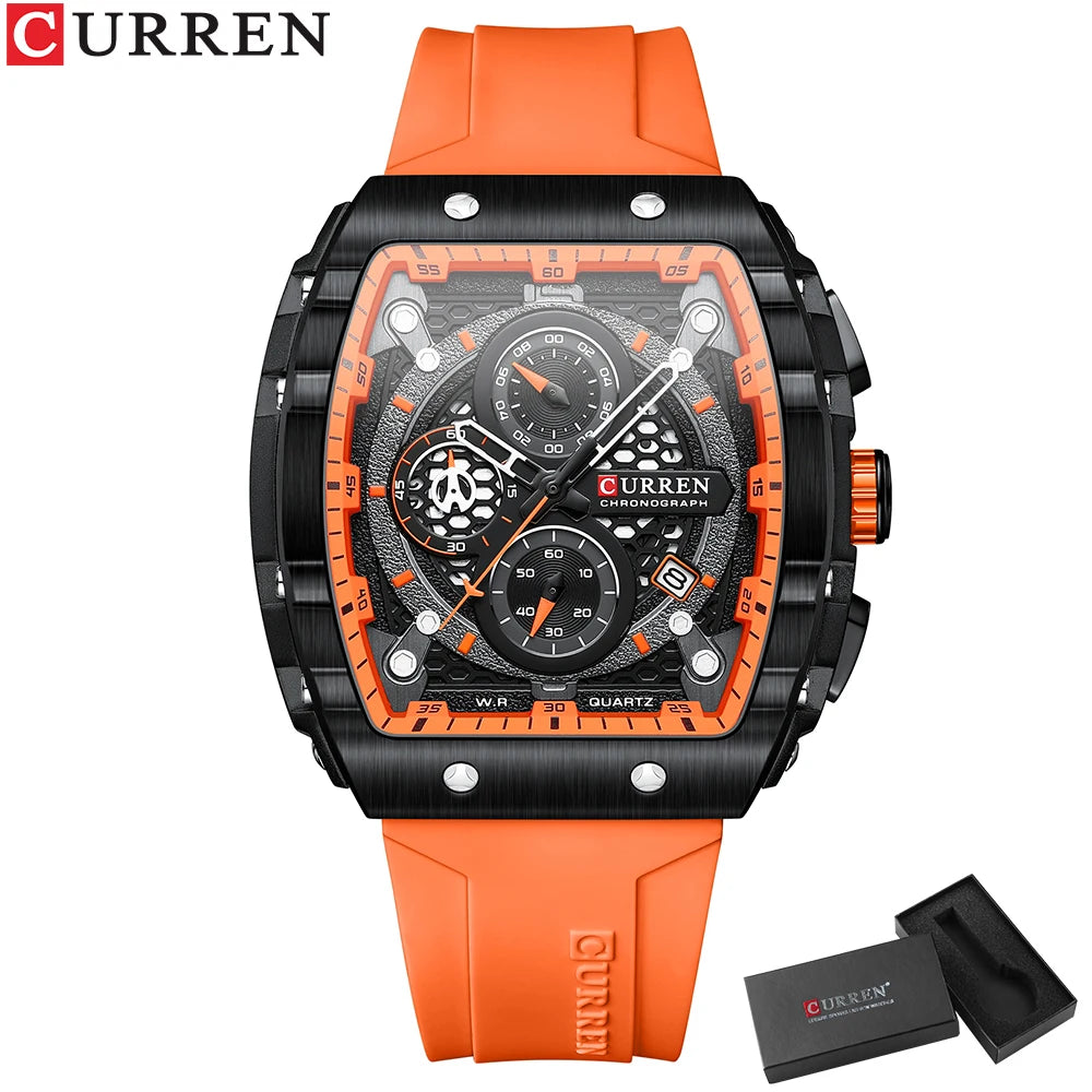 Curren Sports Large Dial Casual Quartz Watch - Smarsty