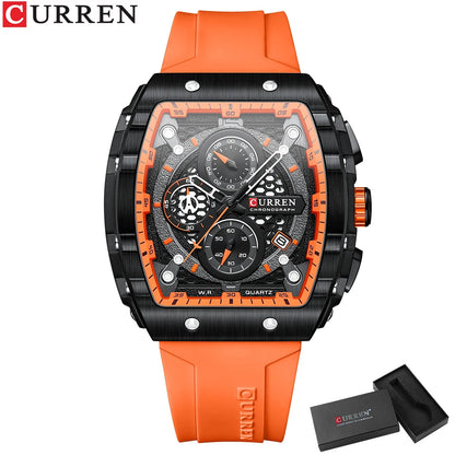 Curren Sports Large Dial Casual Quartz Watch - Smarsty