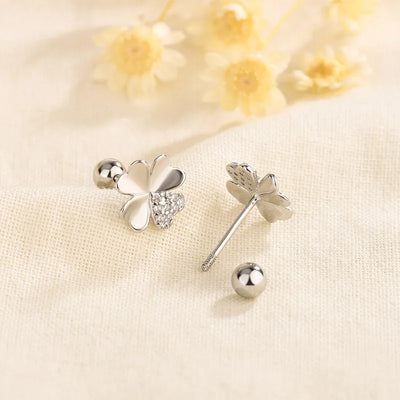 925 Silver Tragus Piercing Helix Studs Butterfly Heart - Smarsty