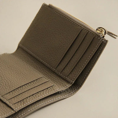 New PU Leather Small For Women Wallet Luxury Envelope Card Holder Brand Designer Multipurpose Zip Coin Cowhide Short Purse 2024 - Smarsty