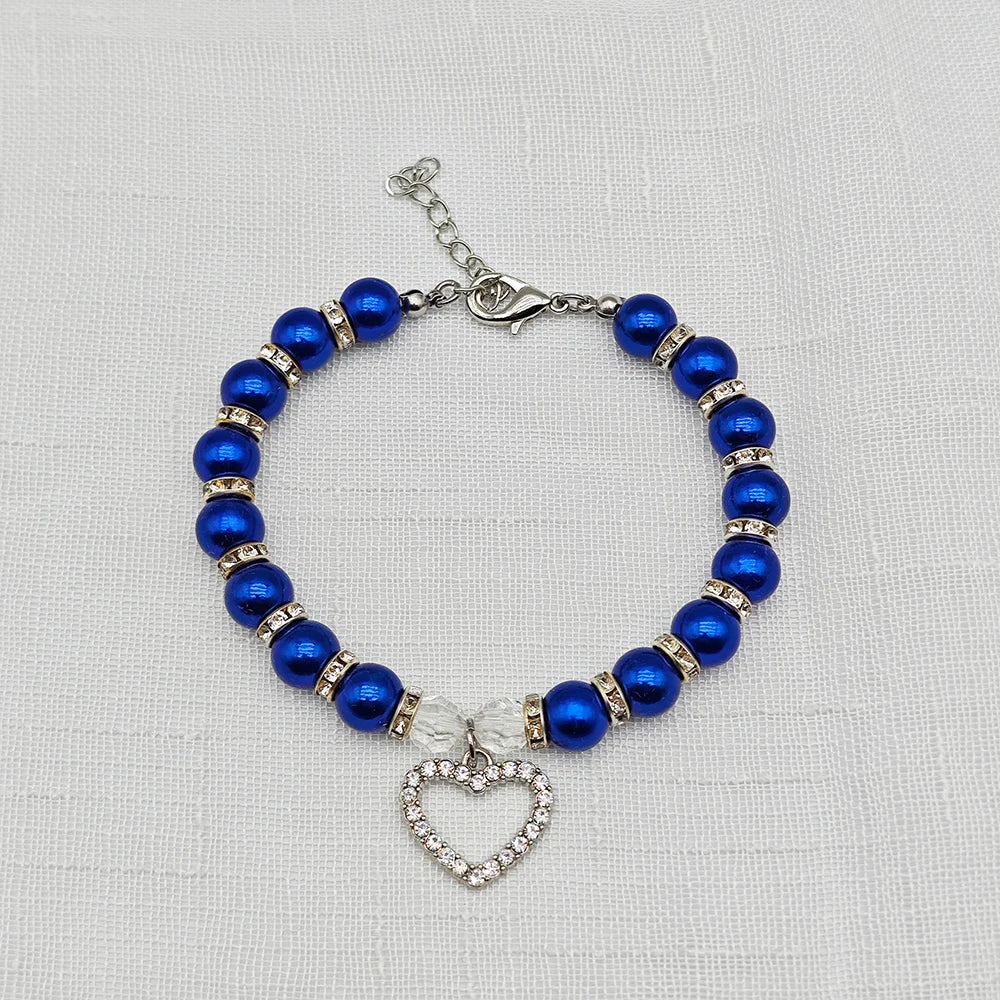Cute Adjustable Pet Necklace with Heart Pendant - Smarsty
