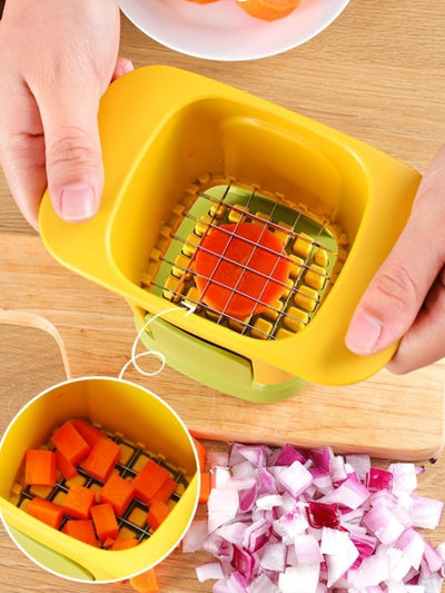 Multifunctional Cucumber Potato Slicer Household Hand Pressure Onion Dicer Kitchen Tools Vegetable Chopper French Fries Cutter by Smarsty
