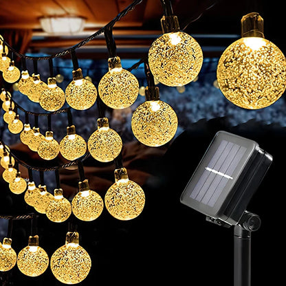 Solar LED String Fairy Lights for Outdoor Decor - Smarsty