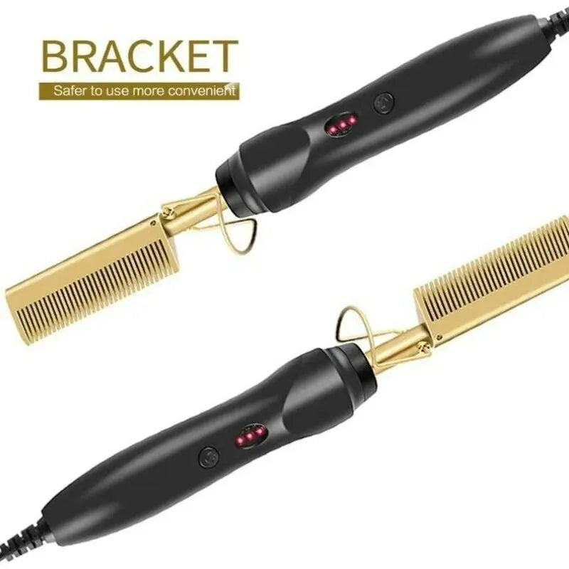 Multi-Functional Electric Hair Straightener and Curler - Smarsty