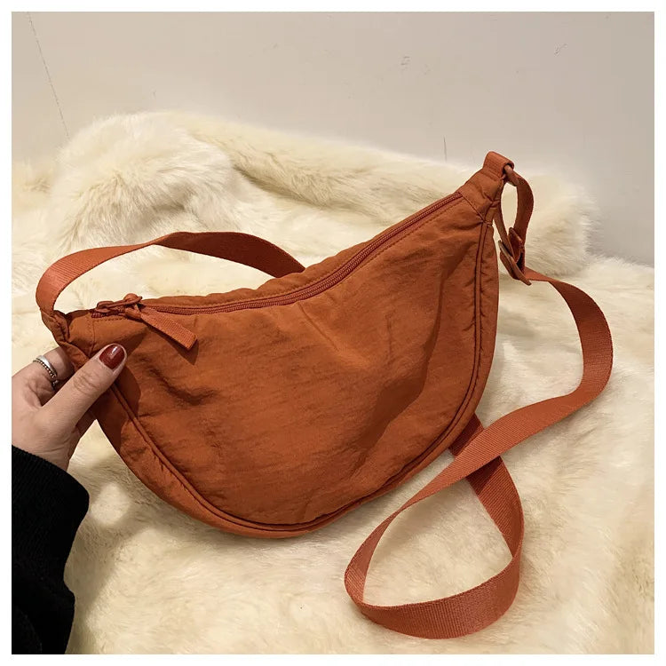 Casual Nylon Crossbody Bag for Women Large Capacity - Smarsty