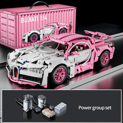 ToylinX Technical Building Blocks Racing Sport Car Speed Vehicle Model City Mechanical Super Bricks Puzzle Toys Adult Gift
