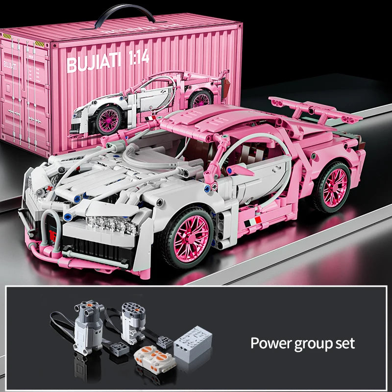 ToylinX Technical Building Blocks Racing Sport Car Speed Vehicle Model City Mechanical Super Bricks Puzzle Toys Adult Gift