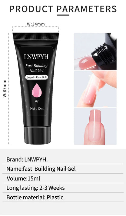 Nail Polish Kit With UV Lamp For Easy Manicure - Smarsty