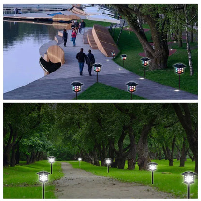 8pcs Waterproof Solar Garden Pathway Lights for Outdoor Decor - Smarsty