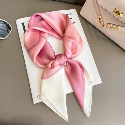 Luxury Silk Satin Scarf for Women with Sun Protection - Smarsty