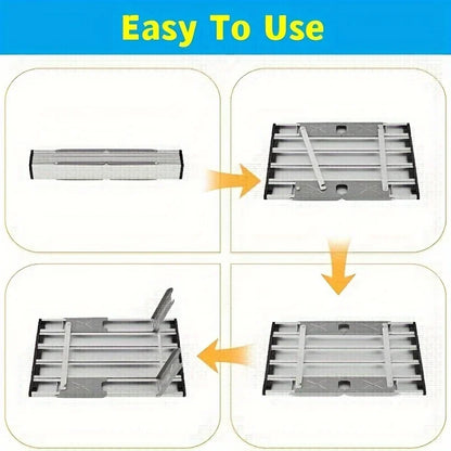 Outdoor Portable Aluminum Alloy Table, Ultra Light Folding Leisure Table, Tent Camping Table, Barbecue Table, Wild Dining Table by Smarsty