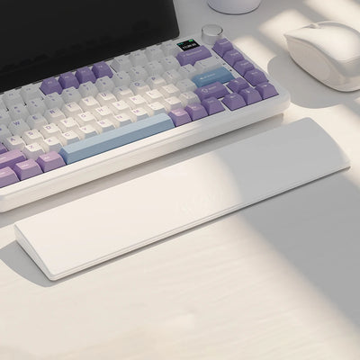81 Keys Gaming Keyboard Wrist Rest Pad Ergonometric Soft Memory Foam Hand Support Anti-Slip Stable Base for Work Studying Gaming