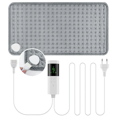 30*60cm Electric Heating Pads for Back Neck Shoulder Home Office Washable Winter Warm Blanket 4 Timer 9 Temperature Control