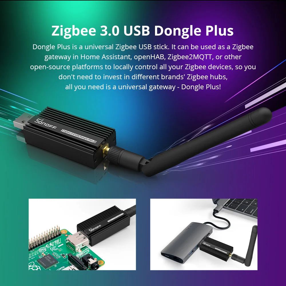 Sonoff Zigbee 3.0 USB Dongle for Smart Home Integration - Smarsty