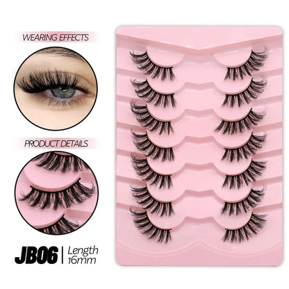 GROINNEYA Soft Natural Faux Mink Eyelashes for Everyday Wear - Smarsty