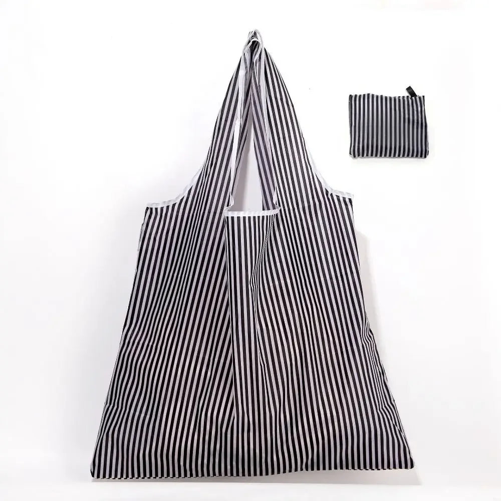 Foldable Shopping Bag Large Capacity Lightweight Tote - Smarsty