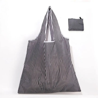 Foldable Shopping Bag Large Capacity Lightweight Tote - Smarsty
