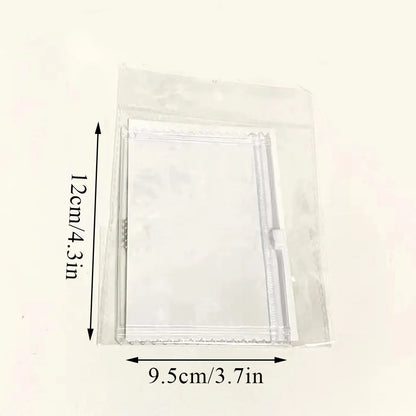 INS Transparent Candy Bag Badge Holder Korean Photocard Holder Display Bag Pendant Idol Photo Card Protective Cover Card Holder