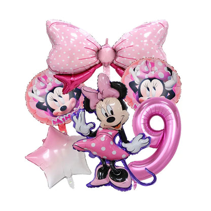 Minnie Mouse Birthday Party Disposable Tableware Set - Smarsty