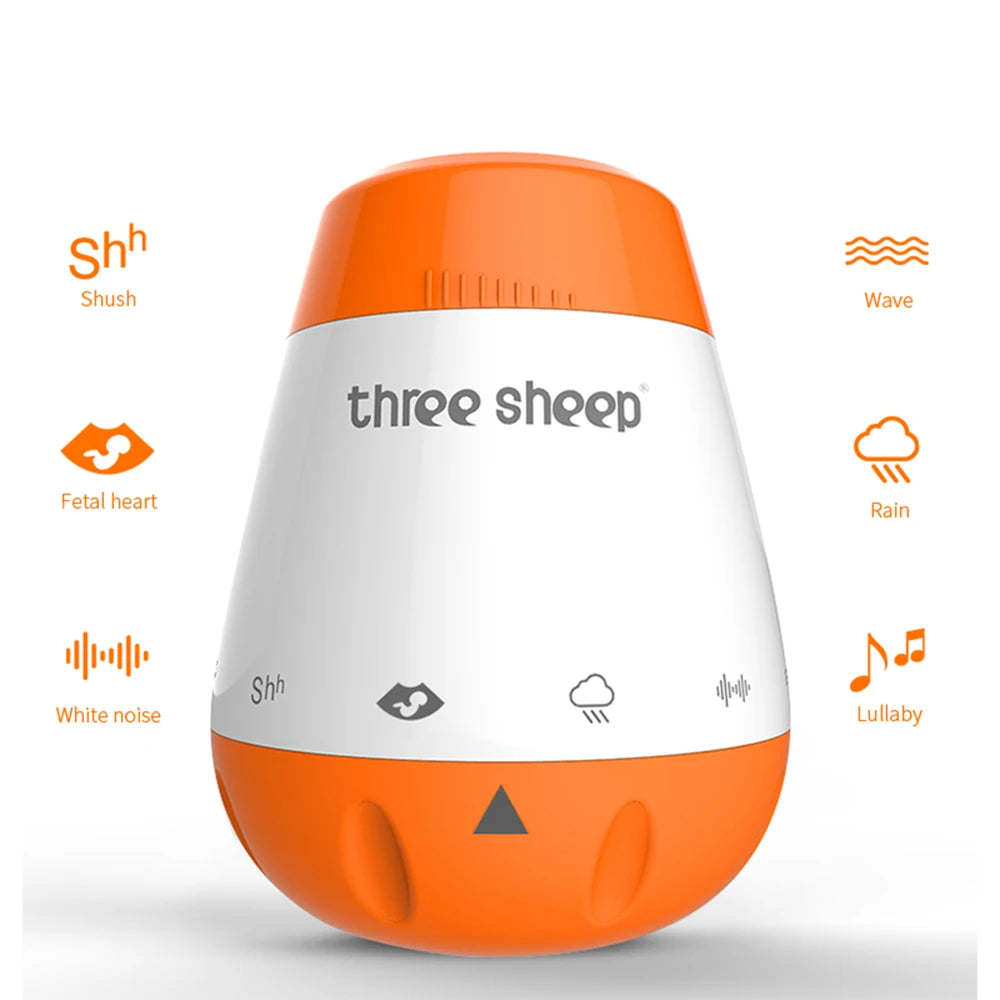 Calming Baby White Noise Machine With Voice Sensor Bedtime - Smarsty