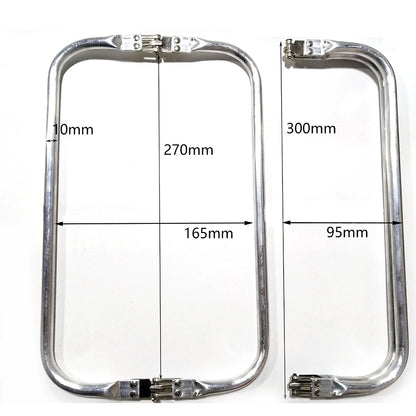 DIY Metal Purse Frame Handle Kiss Clasp Lock For Bag Sewing Craft Tailor Accessories Bag Frame For Purse Backpack Bags Parts